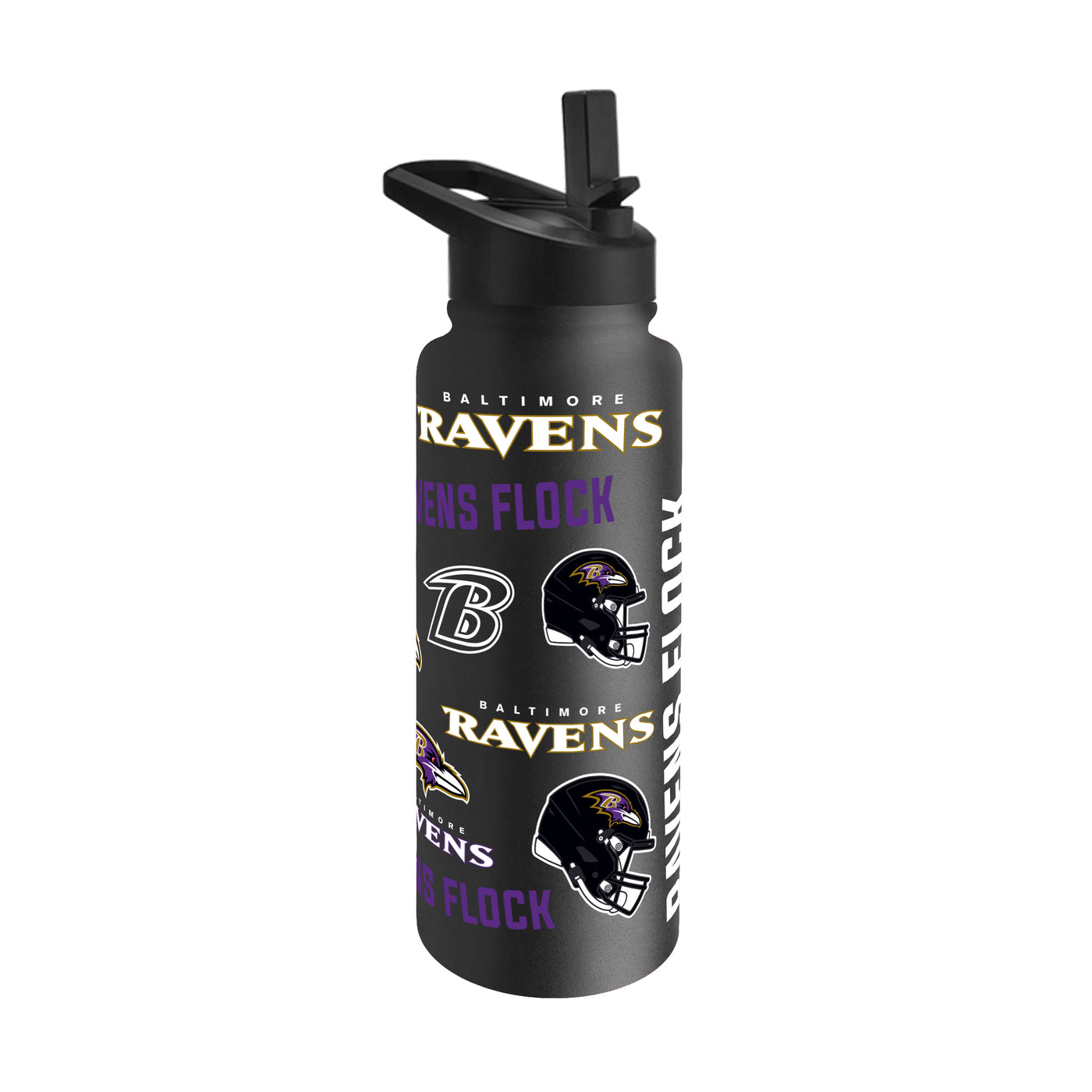 Baltimore Ravens 34oz Native Quencher Bottle