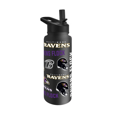 Baltimore Ravens 34oz Native Quencher Bottle