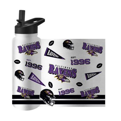 Baltimore Ravens 34oz TJX Native Quencher Bottle