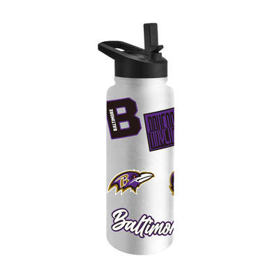 Baltimore Ravens Dreamweave 34oz Quencher Bottle