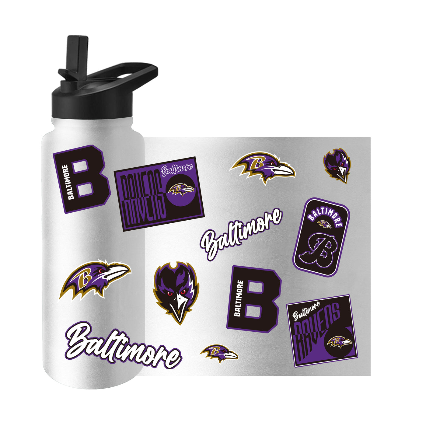 Baltimore Ravens Dreamweave 34oz Quencher Bottle