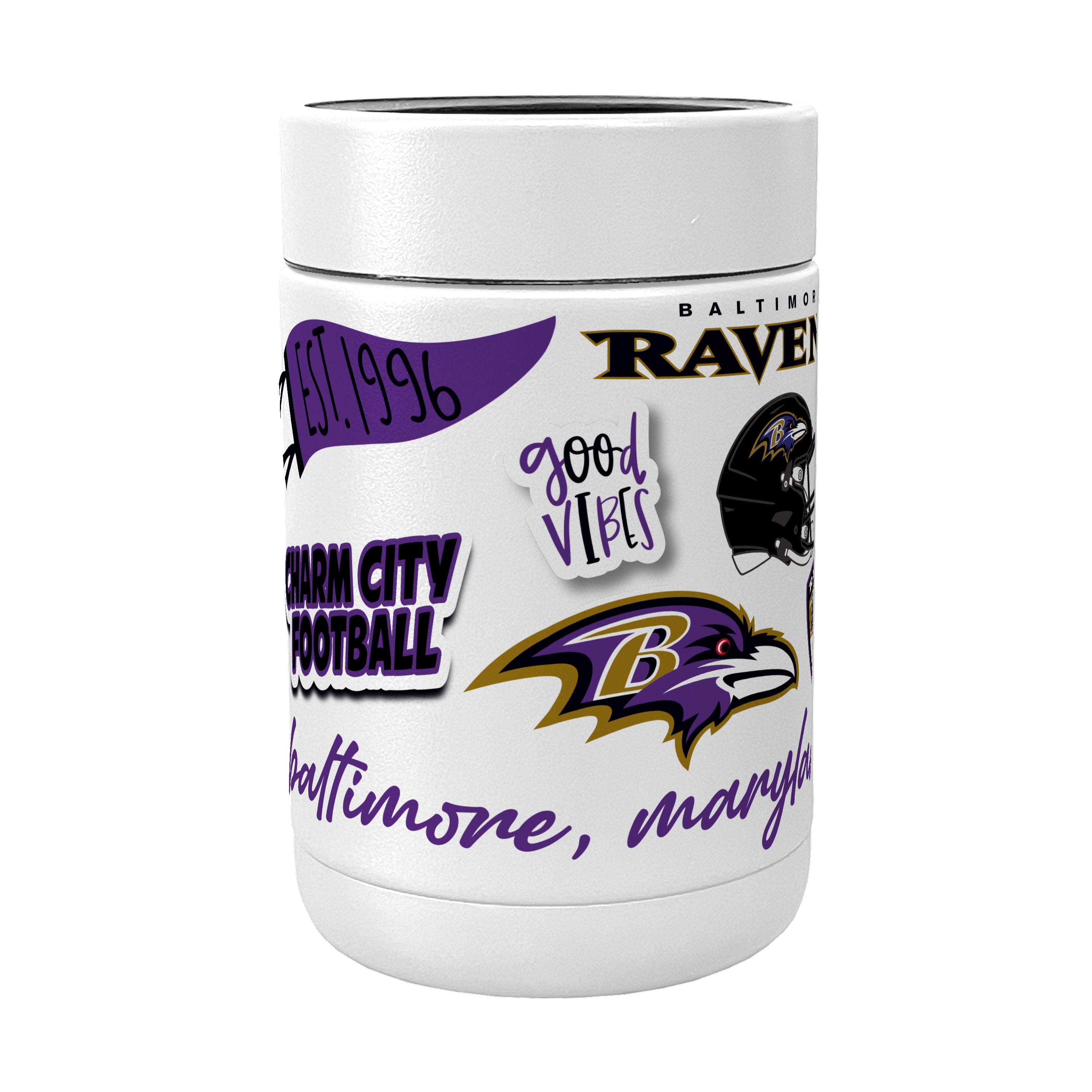 Baltimore Ravens Powder Native Coat Coolie | Logo Brands