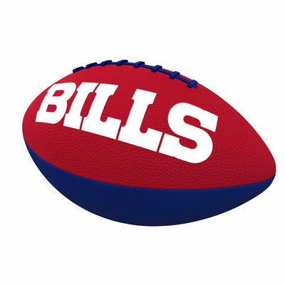 Buffalo Bills Pinwheel Logo Junior-Size Rubber Football