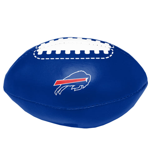 Buffalo Bills micro soft football for recreation by Logo Brands, featuring team logo and branding on a small foam football.