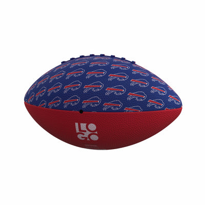 Buffalo Bills Repeating Mini-Size Rubber Football