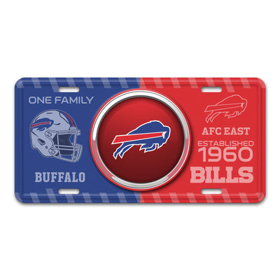 NFL - Buffalo Bills Embossed Metal License Plate