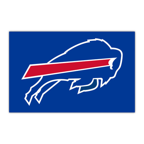 NFL Buffalo Bills HiDef Rookie mat by Logo Brands featuring team logo and vibrant colors for football fans.
