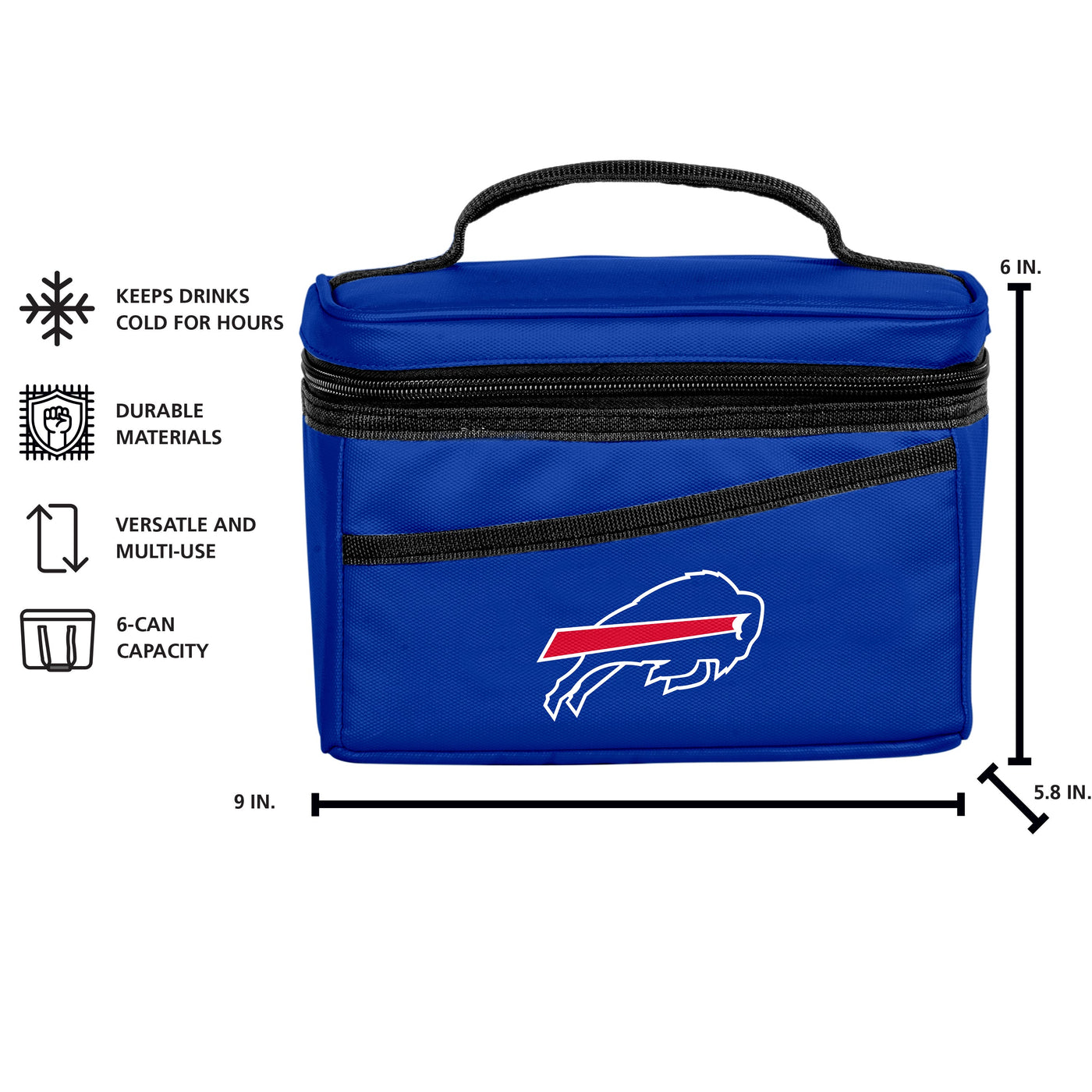 あめBUFFALO 8GB 6枚 Buffalo Bills 6 Can Flex Cooler | Logo Brands