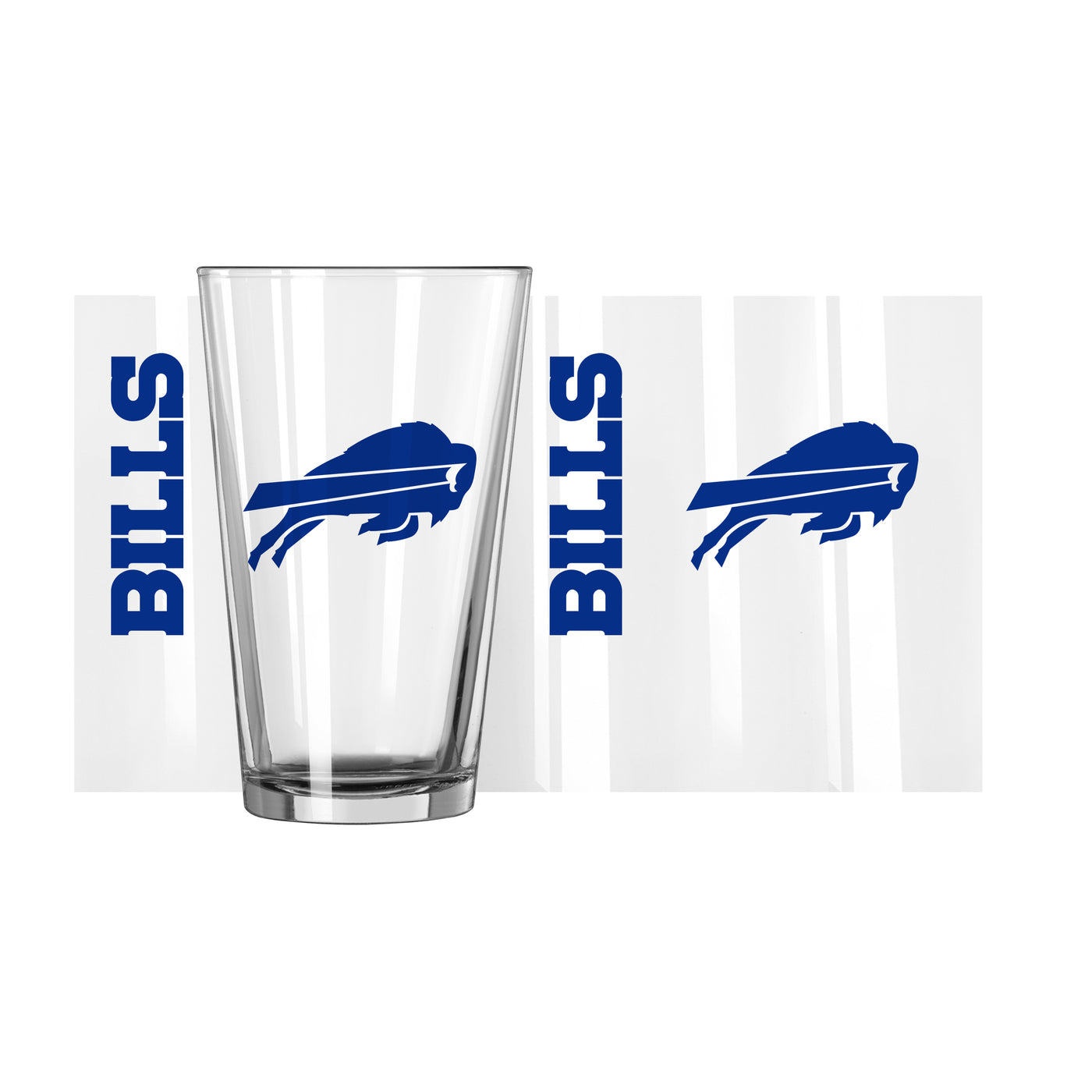 Buffalo Bills 16oz Gameday Pint Glass - Logo Brands