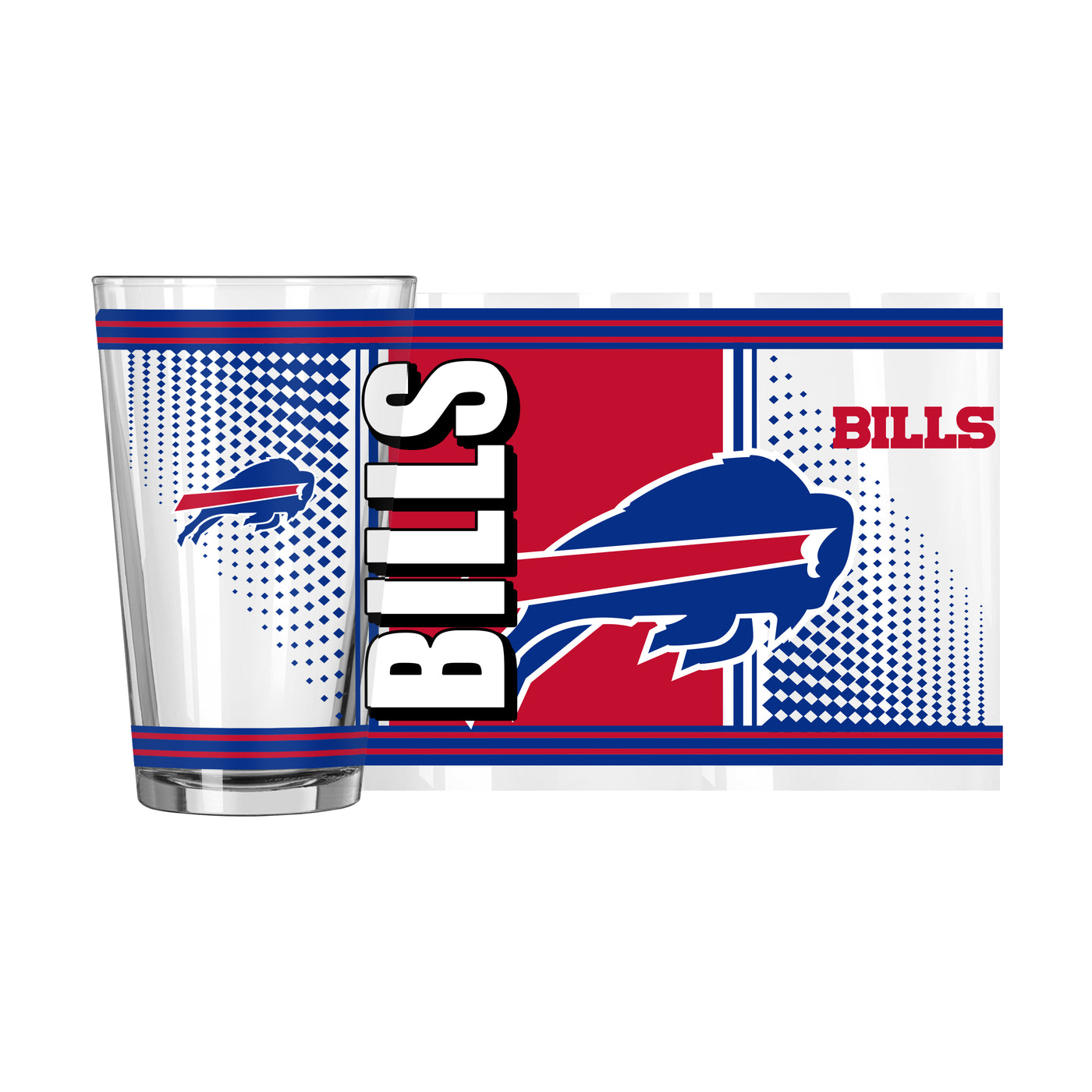Buffalo Bills 16oz Hero Pint Glass