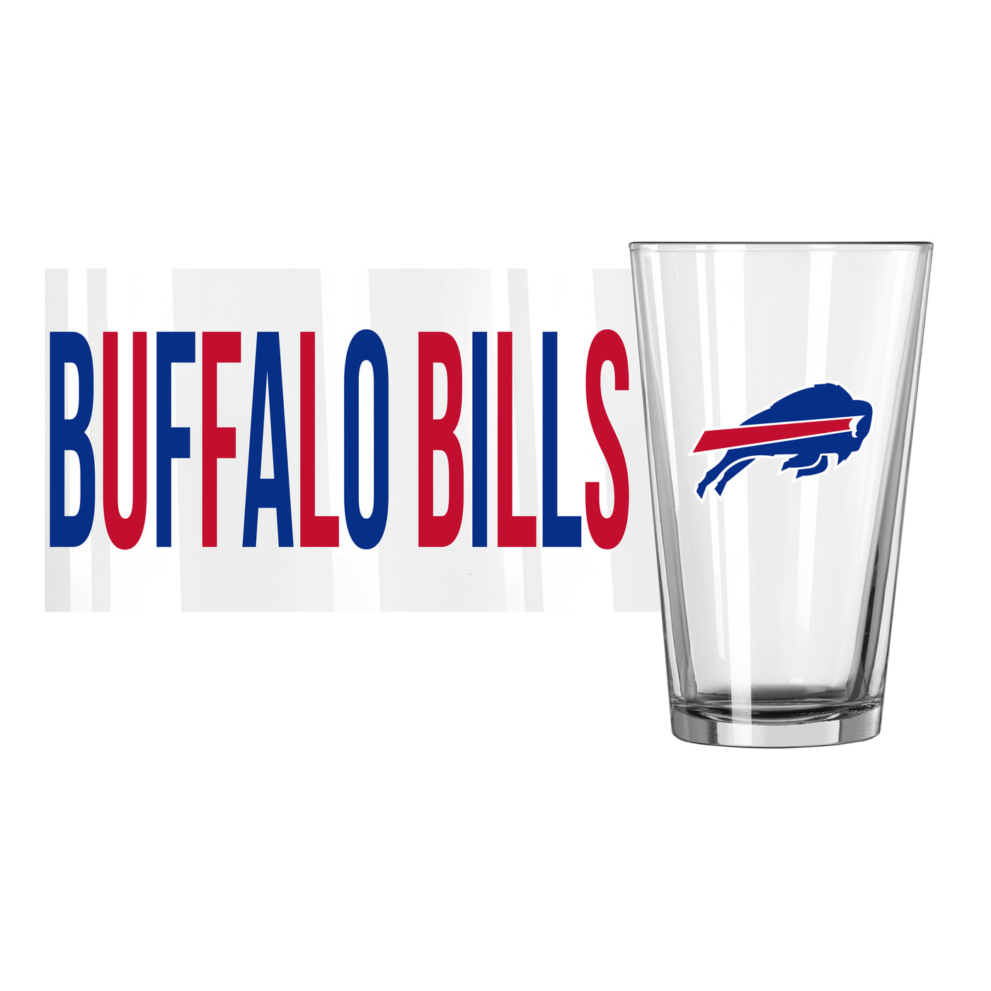 Buffalo Bills 16oz Overtime Pint Glass