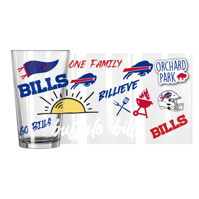 Buffalo Bills 16oz Native Pint Glass