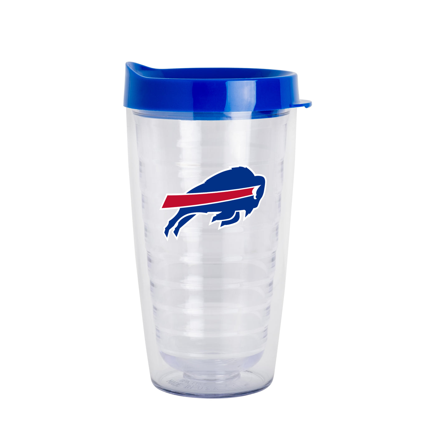 Buffalo Bills 16oz Flipside Dbl Wall Clear Tumbler