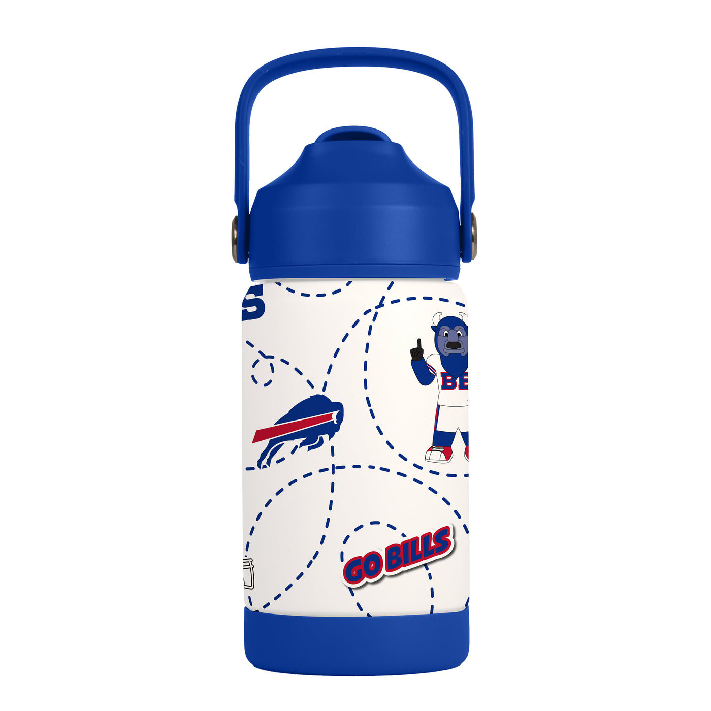 Buffalo Bills 12oz Mascot SS Kids Bottle