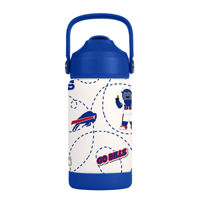 Buffalo Bills 12oz Mascot SS Kids Bottle