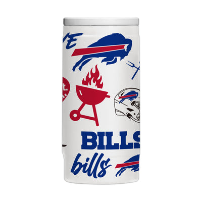 Buffalo Bills 12oz Native Powdercoat SlimCan Coolie