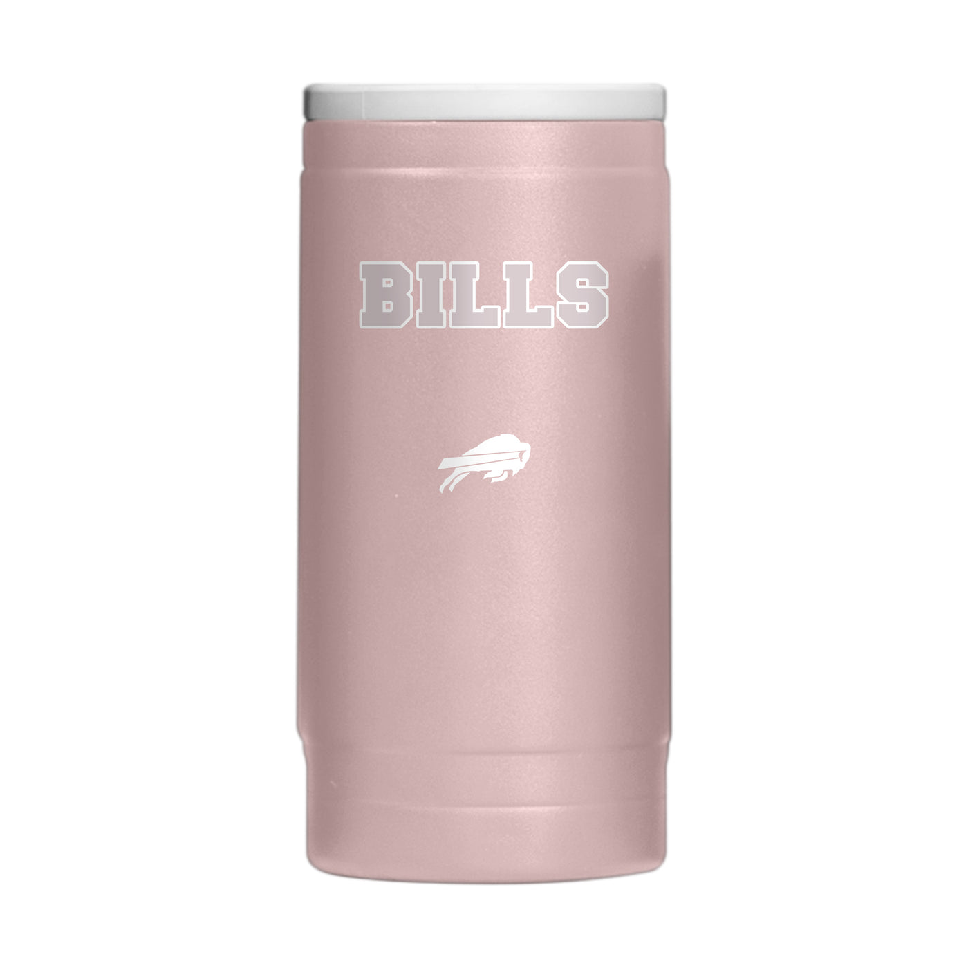 Buffalo Bills  Stencil Powder Coat Slim Can Coolie