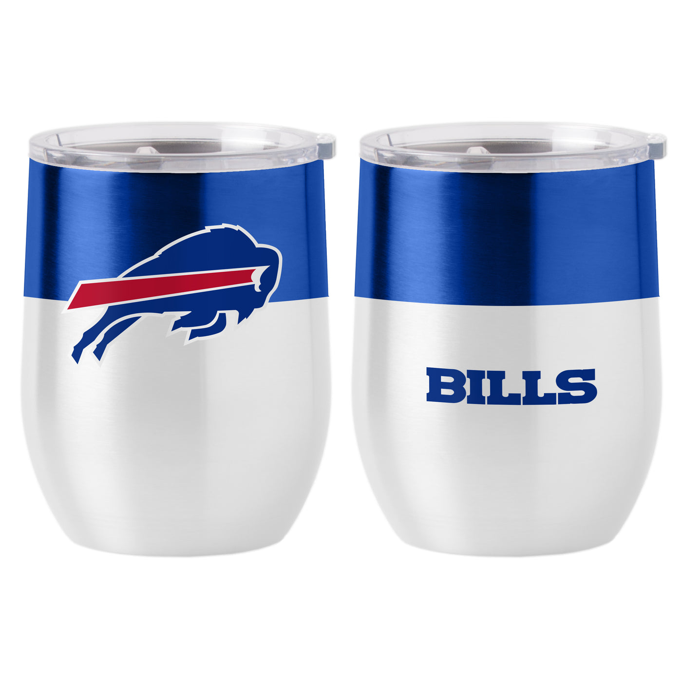 Buffalo Bills Colorblock 16oz Stainless Curved Beverage