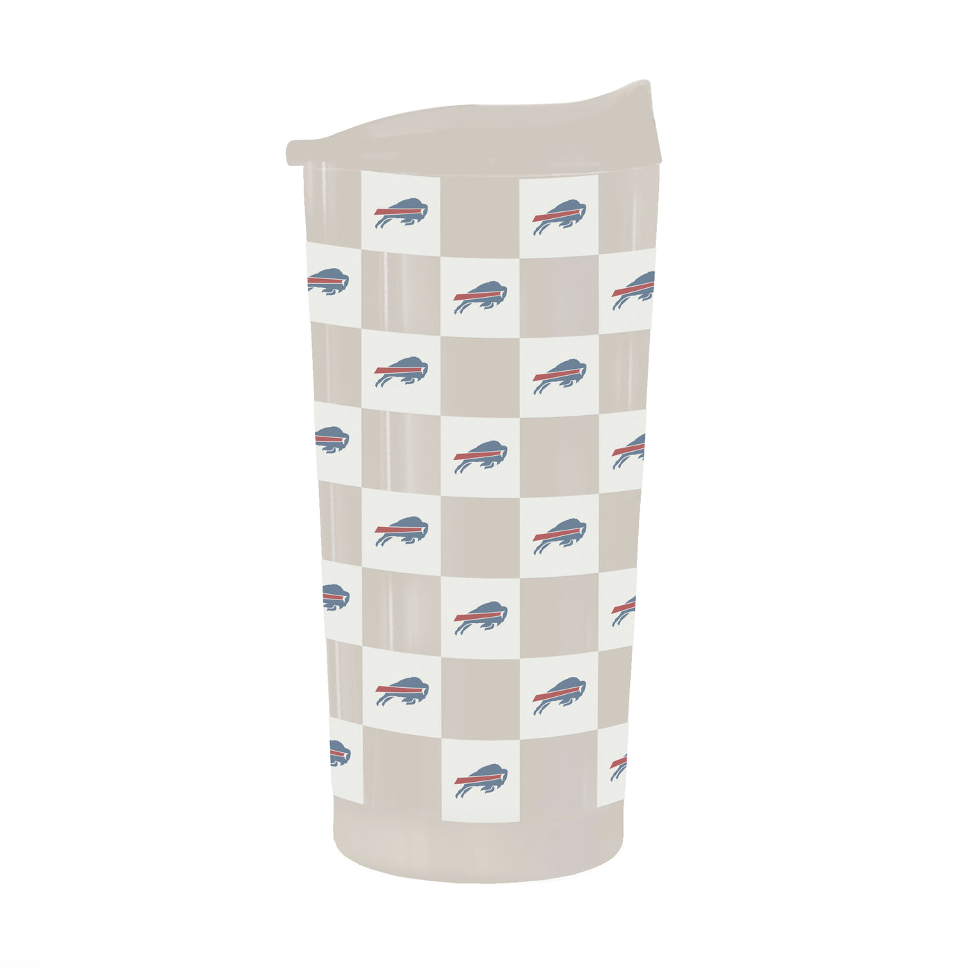 Buffalo Bills 20oz Neutral Check Powder Coat Tumbler