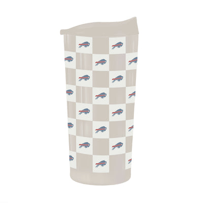 Buffalo Bills 20oz Neutral Check Powder Coat Tumbler