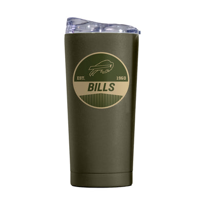 Buffalo Bills 20oz Badge Powder Coat Tumbler