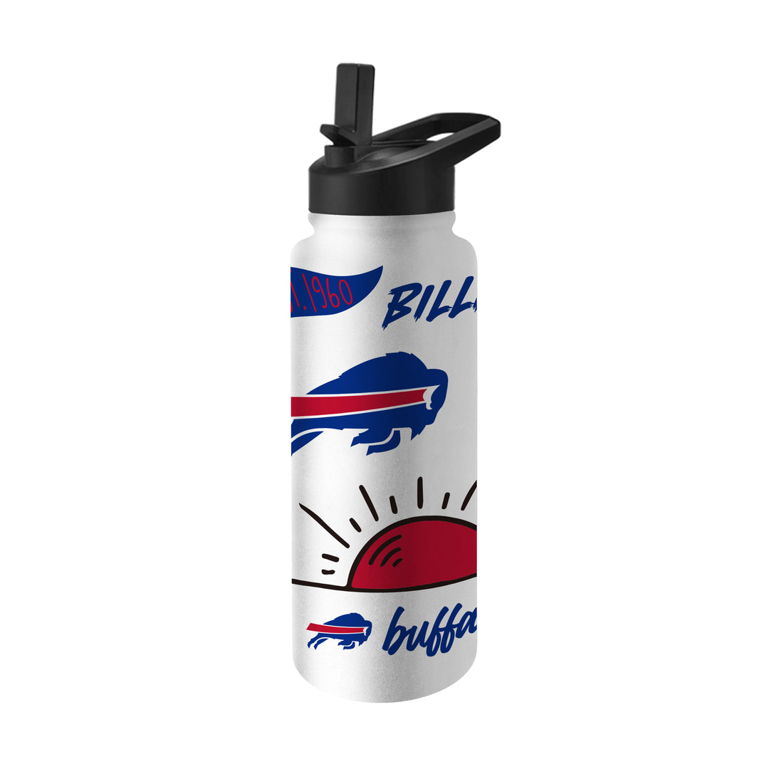 Buffalo Bills 34oz Native Quencher Bottle | Logo Brands
