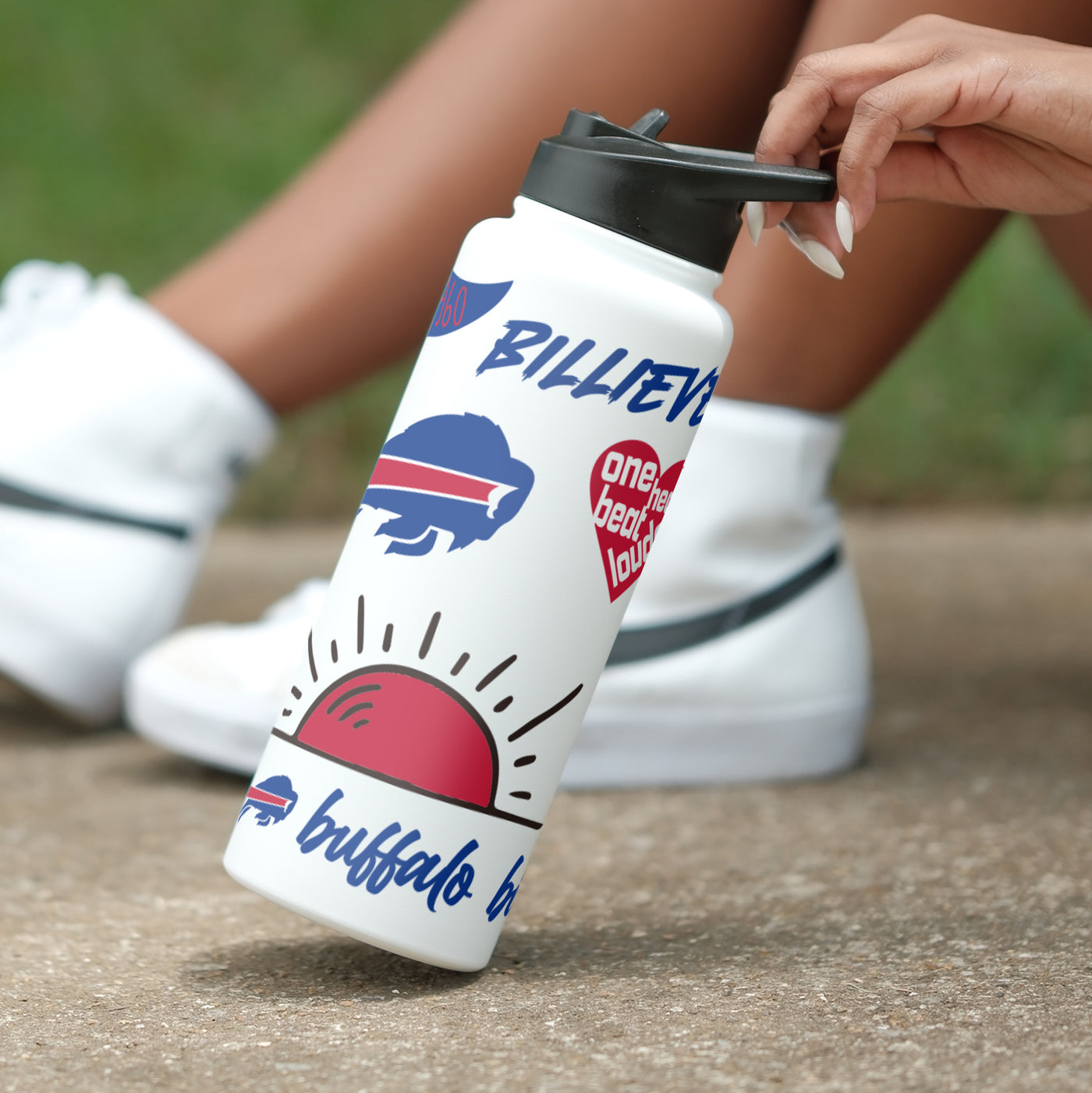 Buffalo Bills 34oz Native Quencher Bottle