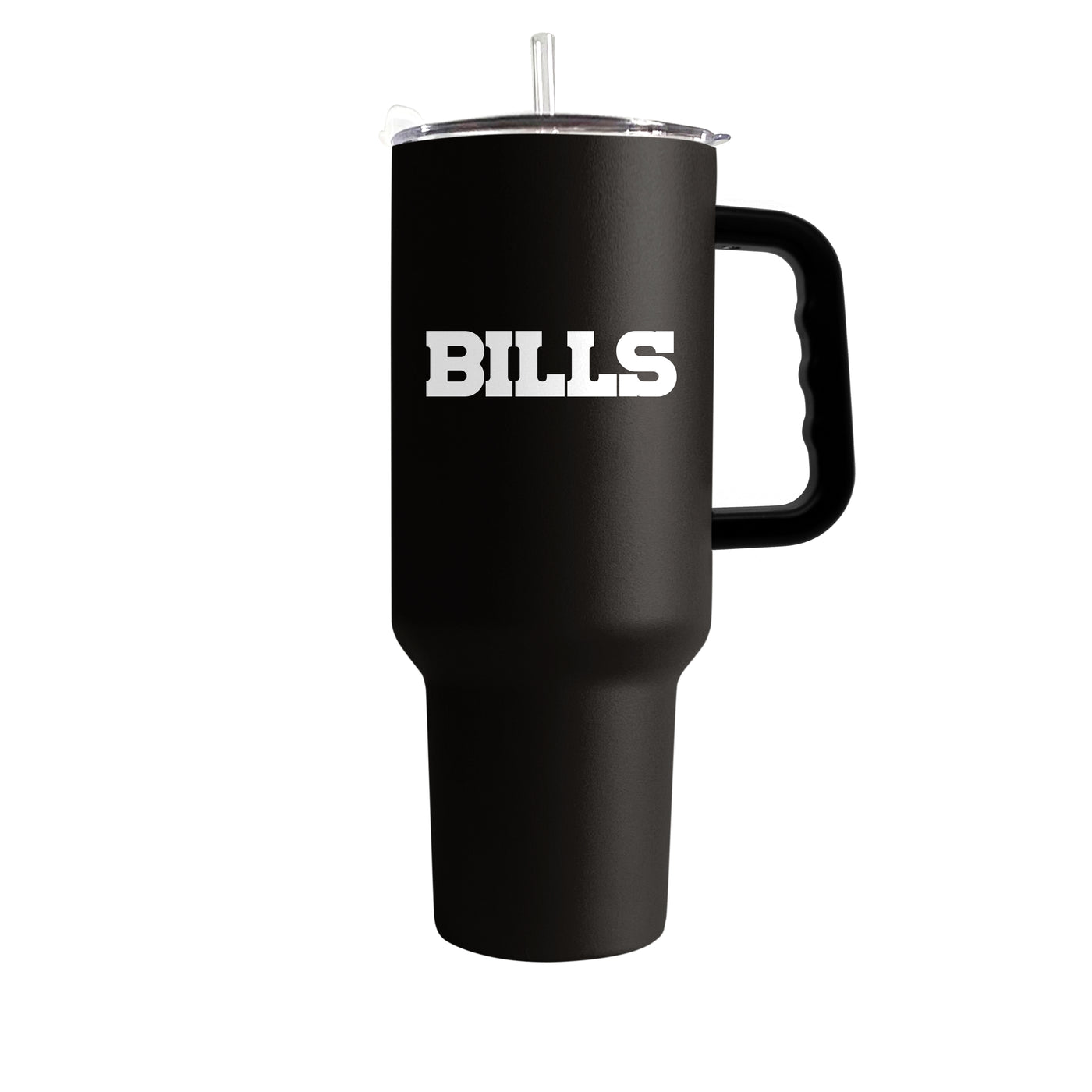 Buffalo Bills Black 40oz Flipside Powder Coat Tumbler