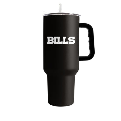 Buffalo Bills Black 40oz Flipside Powder Coat Tumbler - Logo Brands