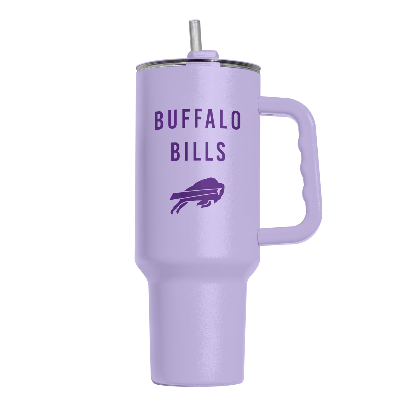 Buffalo Bills 40oz Tonal Lavender Powder Coat Tumbler