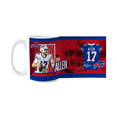 Buffalo Bills Josh Allen Image 15oz Sublimated Mug