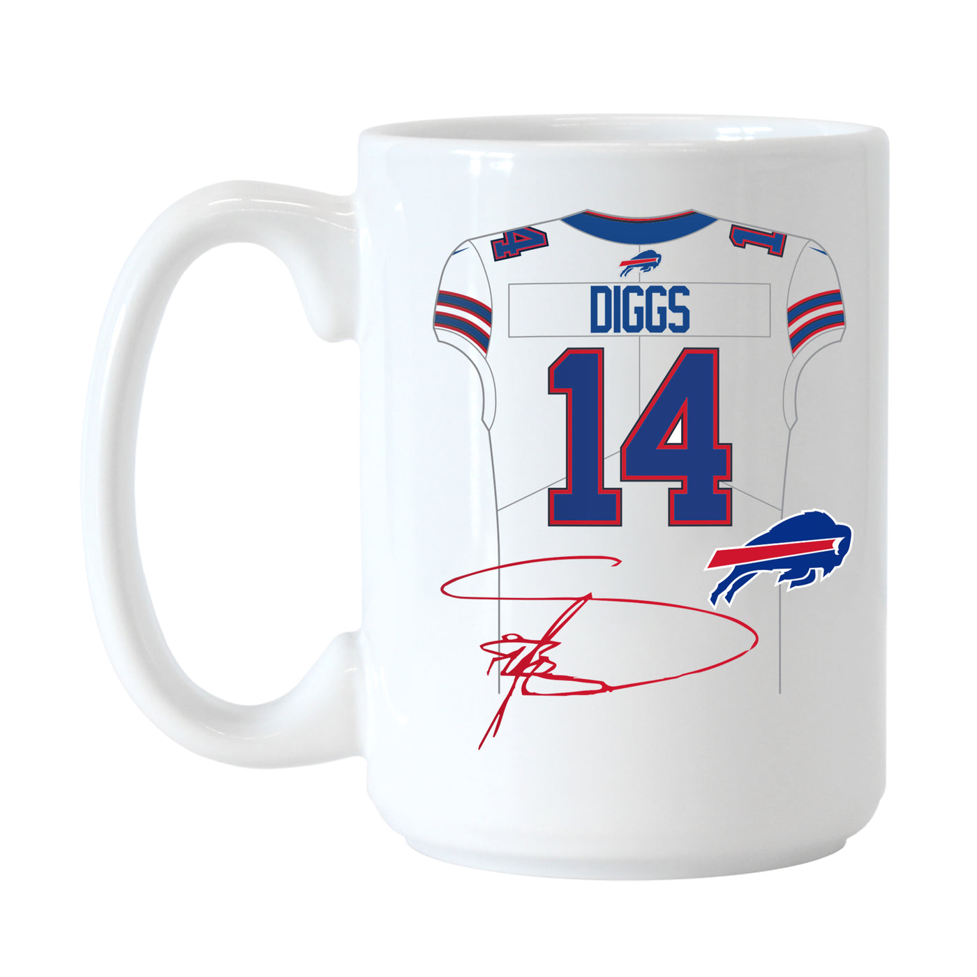 Buffalo Bills 15oz Stefon Diggs Jersey Sublimated Mug