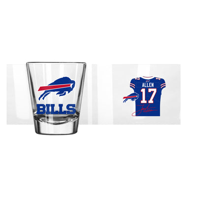 Buffalo Bills Josh Allen 2oz Shot Glass