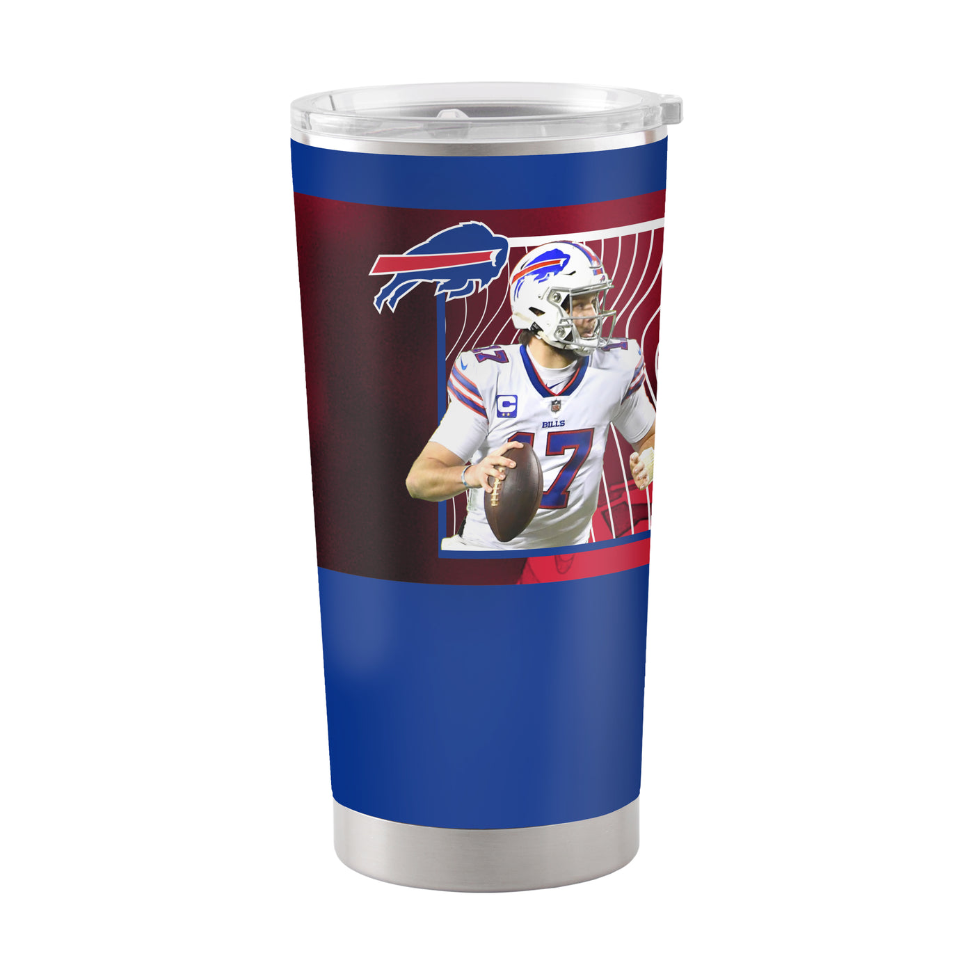 Buffalo Bills Josh Allen Image 20oz Stainless Tumbler