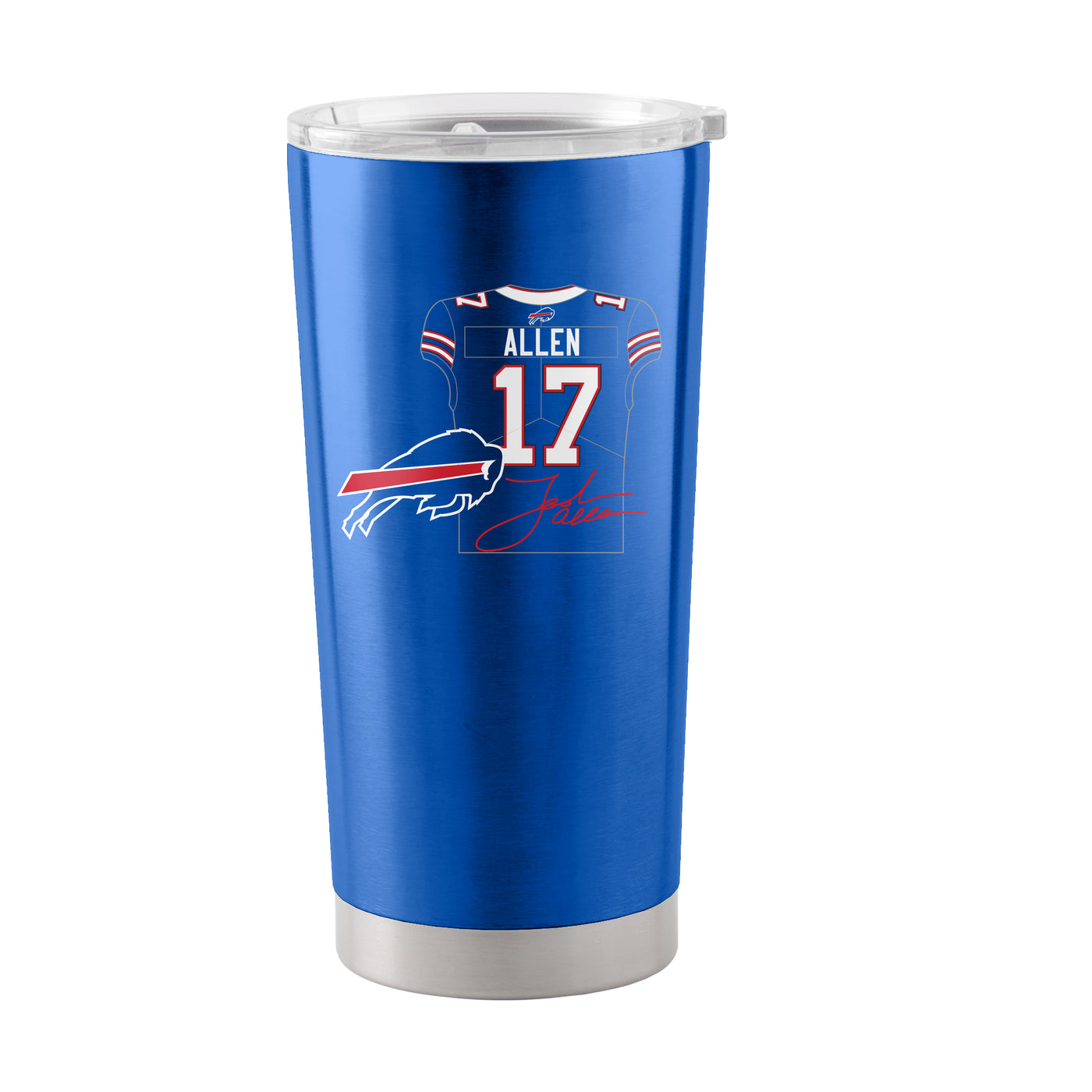 Buffalo Bills Josh Allen 20oz Stainless Steel Tumbler