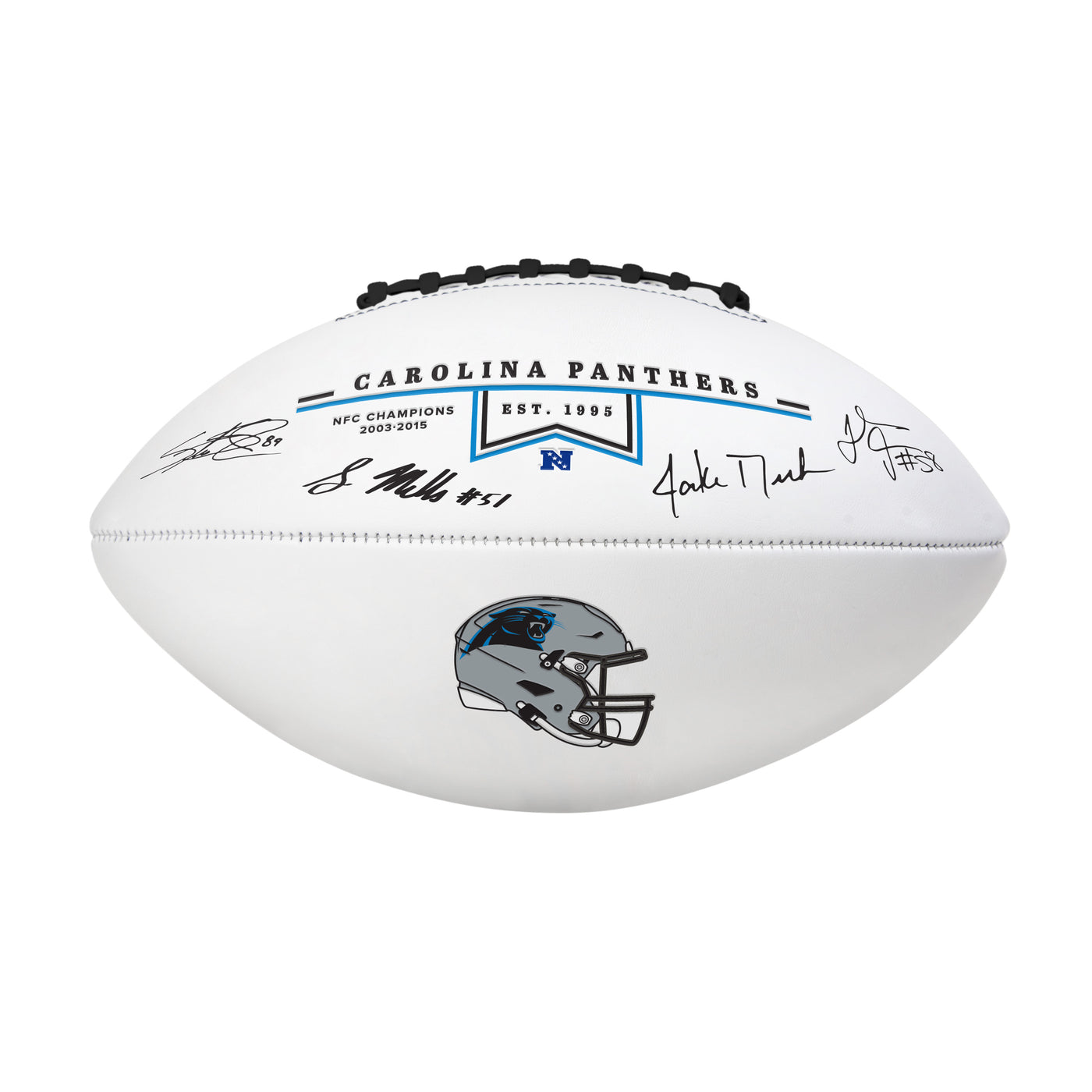 Carolina Panthers Autograph Signature Football