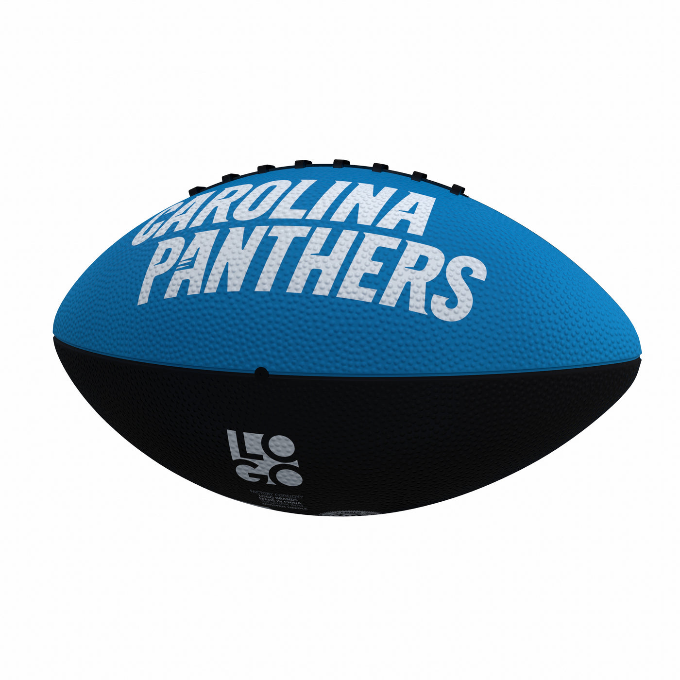 Carolina Panthers Pinwheel Logo Junior-Size Rubber Football