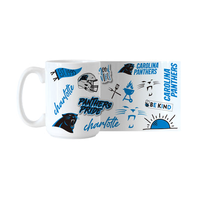 Carolina Panthers 15oz Native Sublimated Mug