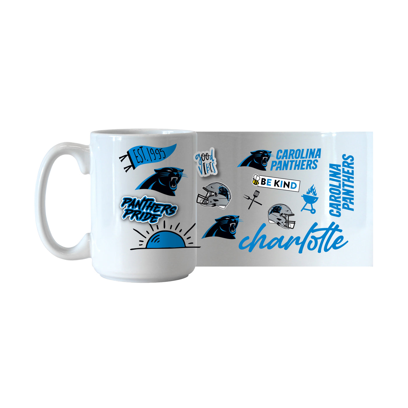 Carolina Panthers 15oz Native Sublimated Mug