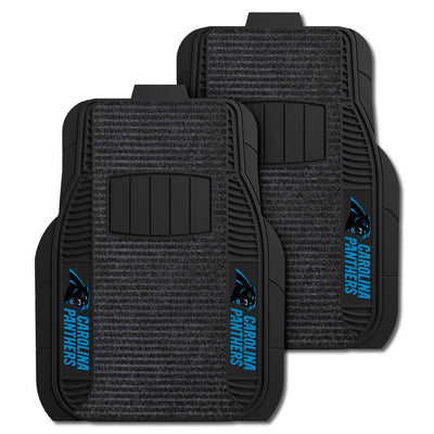 NFL - Carolina Panthers 2-pc Deluxe Car Mat Set