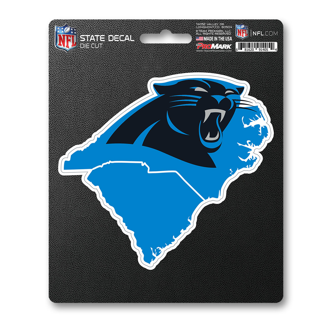 NFL - Carolina Panthers State Shape Decal