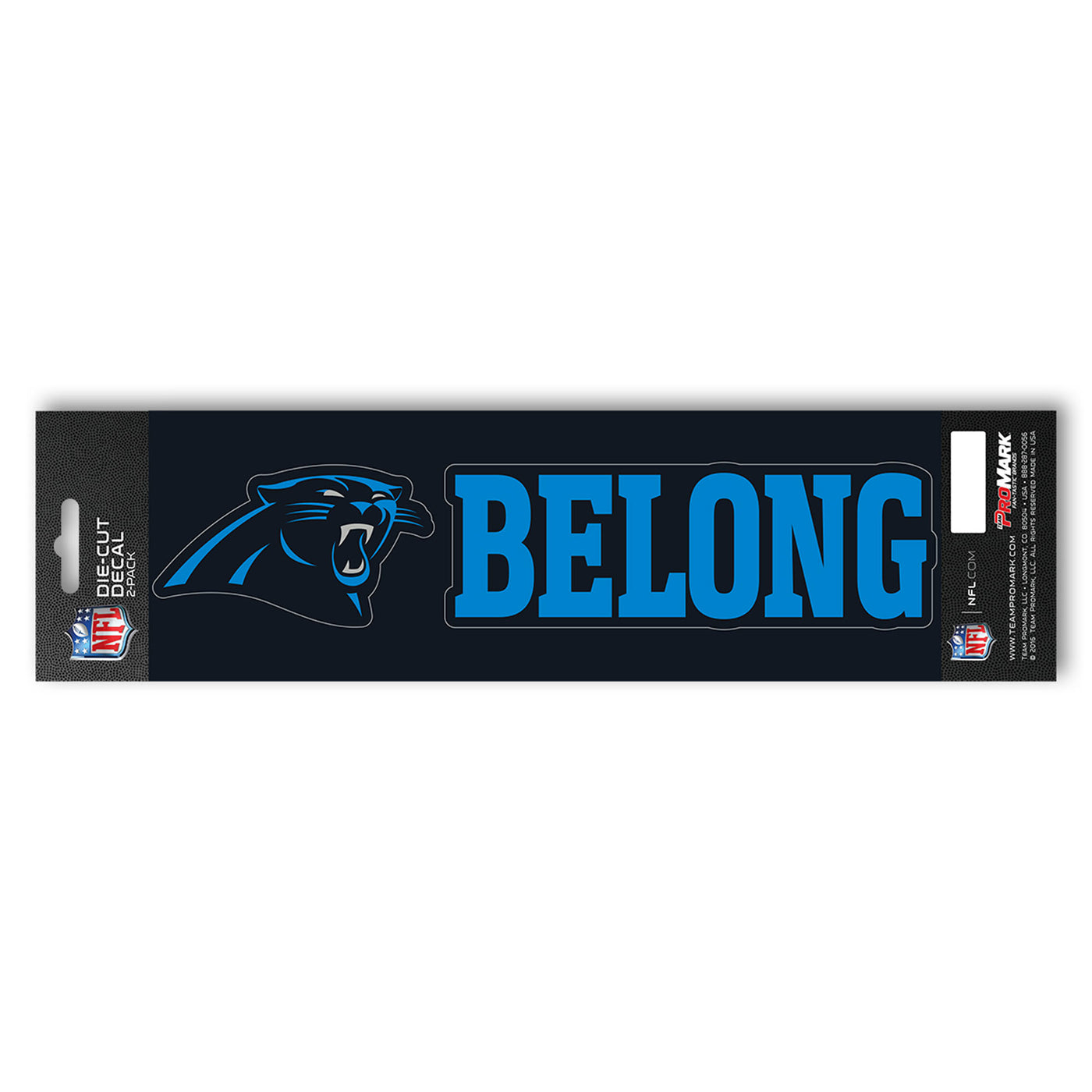NFL - Carolina Panthers Team Slogan Decal