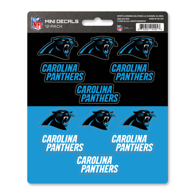 NFL - Carolina Panthers Mini Decal 12-pk