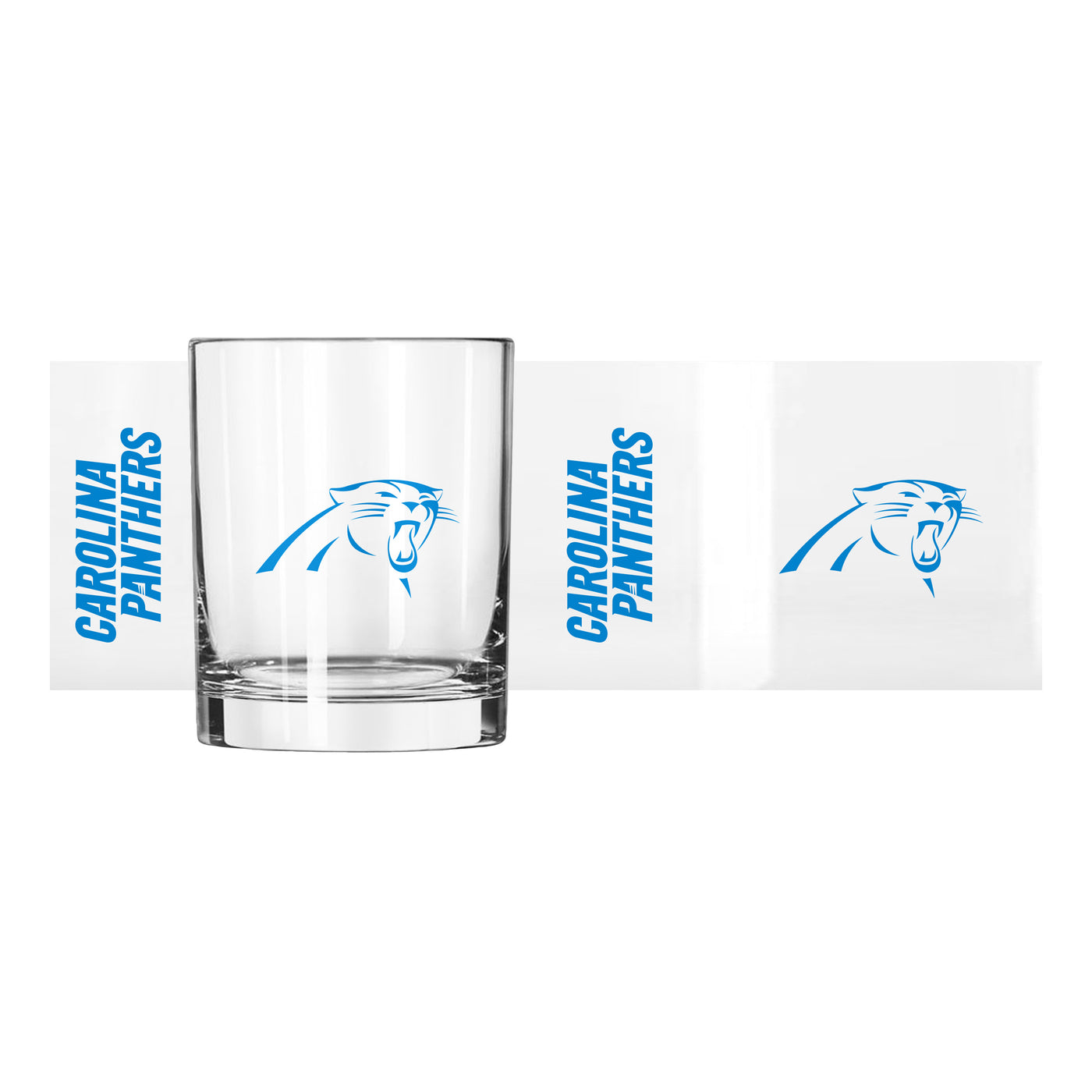 Carolina Panthers 14oz Gameday Rocks Glass