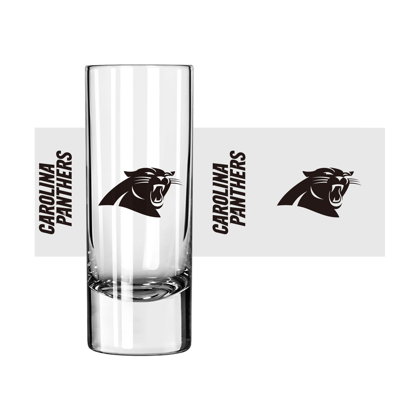 Carolina Panthers 2.5oz Gameday Shooter Glass - Logo Brands