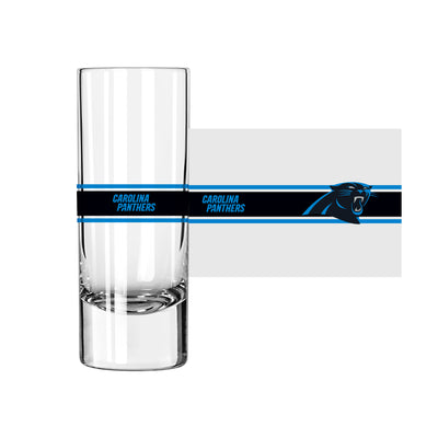 Carolina Panthers 2.5oz Stripe Shooter Glass