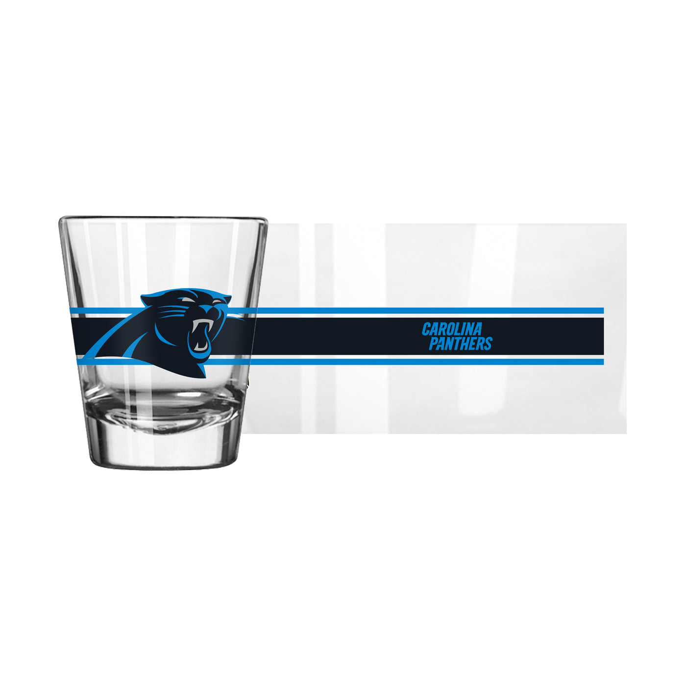 Carolina Panthers 2oz Stripe Shot Glass