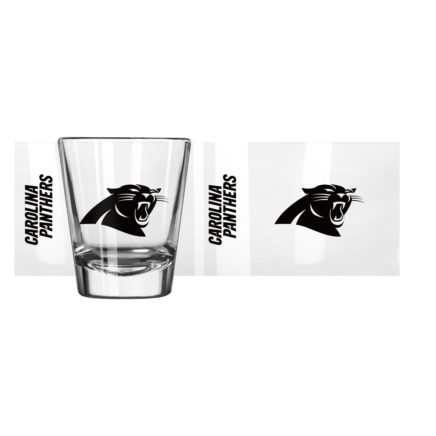 Carolina Panthers Black 2oz Gameday Shot Glass