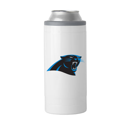 Carolina Panthers Letterman 12 oz Slim Can Coolie
