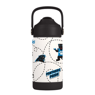Carolina Panthers 12oz Mascot SS Kids Bottle